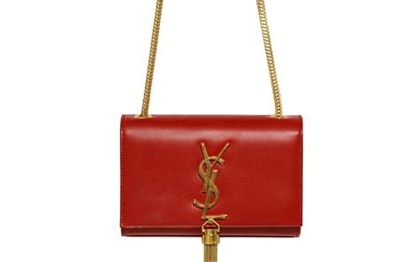 red ysl bag silver|red ysl bag with tassel.